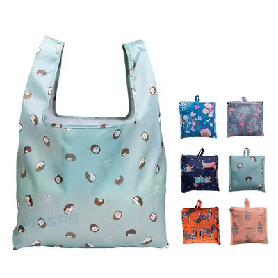 Sacchetti di alimentari in nylon a prova d'acqua eco-friendly riciclati con stile soft-loop