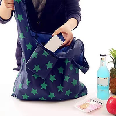 Sacchetti di alimentari in nylon a prova d'acqua eco-friendly riciclati con stile soft-loop