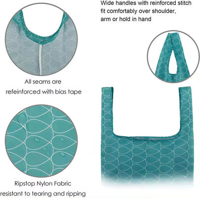 Sacchetti di alimentari in nylon a prova d'acqua eco-friendly riciclati con stile soft-loop