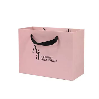 Custom Luxury Gift Garment Paper Shopping Bags With Logo Print Nuovissima di moda