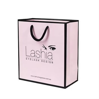 Custom Luxury Gift Garment Paper Shopping Bags With Logo Print Nuovissima di moda