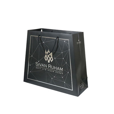 Custom Luxury Gift Garment Paper Shopping Bags With Logo Print Nuovissima di moda