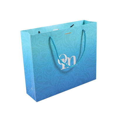 Custom Luxury Gift Garment Paper Shopping Bags With Logo Print Nuovissima di moda
