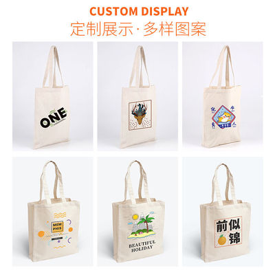 Dimensioni personalizzabili Stile moda Canvas Tote Bag Altro modello Tipo Plain Custom Canvas Bag