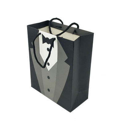 Piccole imprese Logo personalizzato accettato Borsa di carta riciclabile biodegradabile imballaggio regalo