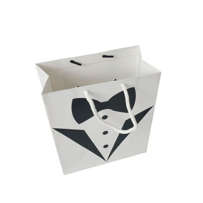 Piccole imprese Logo personalizzato accettato Borsa di carta riciclabile biodegradabile imballaggio regalo