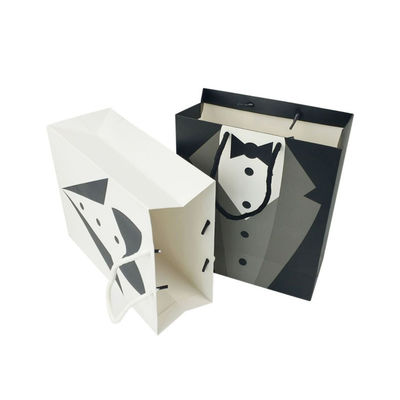 Piccole imprese Logo personalizzato accettato Borsa di carta riciclabile biodegradabile imballaggio regalo