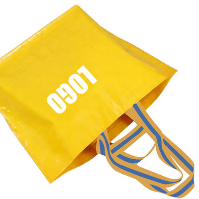 Logo personalizzato Medio taglio Reutilizzabile impermeabile Pp Tessuto sacchetti di shopping laminati