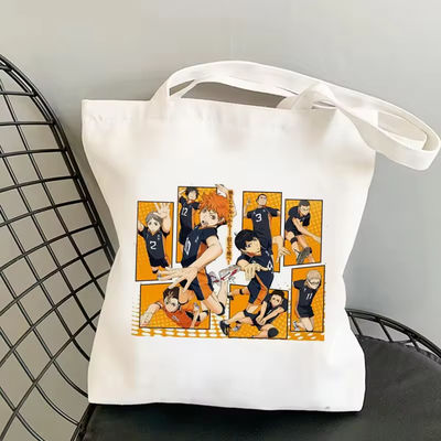 Piccolo sacchetto in tela cerosa per il trucco per lo shopping Disegno personalizzabile e versatile