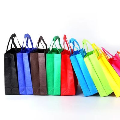 Medio taglio 30-50 cm Non tessuto Tote Bag con stampa di trasferimento di calore Logo personalizzabile