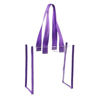 Borsa di plastica per la spalla Pvc con cerniera per la merce