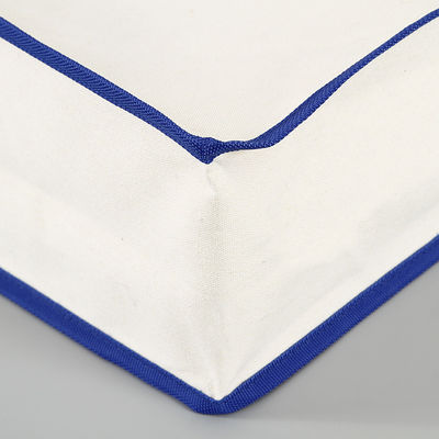 Borsa di carta su misura Blank Bottom Quadrato cotone tela Borsa da shopping per la pubblicità