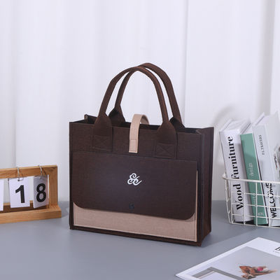 Stampa logo personalizzato Borsa da mano in cotone per studenti di moda di medie dimensioni e OEM / ODM