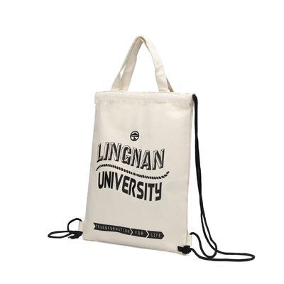 Cartoon Pattern Logo personalizzato Borsa da mano riutilizzabile di grande capacità per l'ambiente