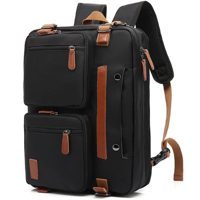Borsa da spalla da uomo a misura con compartimento interno impermeabile e organizzazione