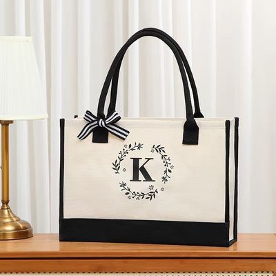 Borse per la spesa colore personalizzato Borsa di tela grande con carta di design personalizzata