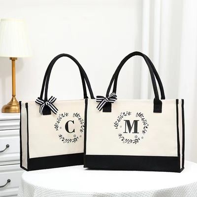 Borse per la spesa colore personalizzato Borsa di tela grande con carta di design personalizzata