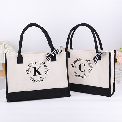 Borse per la spesa colore personalizzato Borsa di tela grande con carta di design personalizzata