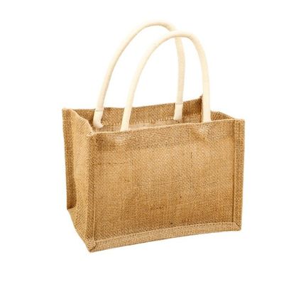 Borsa di giuta a base di burlap per lo shopping colore personalizzato e OEM/ODM accettabile
