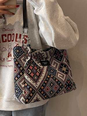 Borsa per la spesa a tela stampata per la promozione