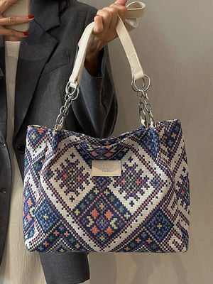 Borsa per la spesa a tela stampata per la promozione