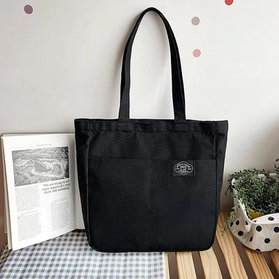 Acceptabile OEM/ODM Custom Reusable Cotton Canvas Shopping Tote Bag per i bisogni quotidiani