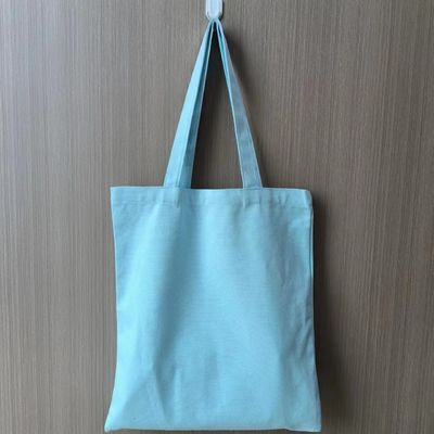 Borsa da bagno in cotone organico stampato Borsa da shopping grande riutilizzabile con logo personalizzato