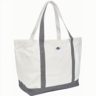 Nuova borsa da bagno in tela ecologica con cerniera e tasca