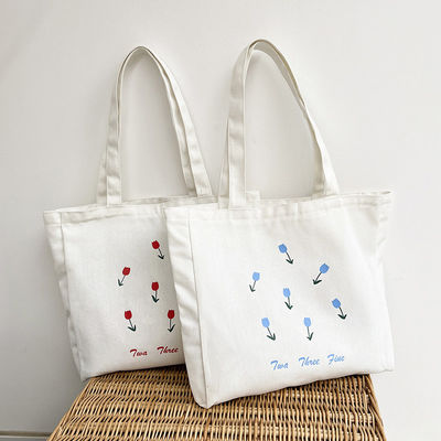 Colore personalizzato Eco-friendly Riciclata grande borsa da shopping Canvas Borse di cotone Tote