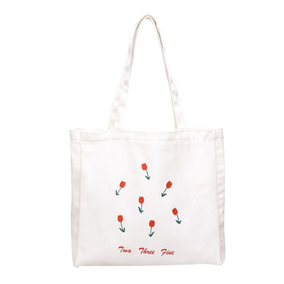 Colore personalizzato Eco-friendly Riciclata grande borsa da shopping Canvas Borse di cotone Tote