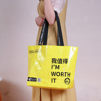 Regali per tutte le stagioni Borsa di tessuto in PP pieghevole laminata con servizi di stampa del logo personalizzato