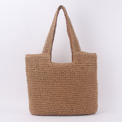 Acceptabile OEM/ODM Summer Raffia Straw Tote Bag per borsa da spiaggia riciclata