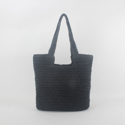 Acceptabile OEM/ODM Summer Raffia Straw Tote Bag per borsa da spiaggia riciclata