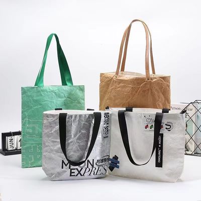 Borsa di plastica a portata di grande portata Borsa da letto Borsa ecologica Borsa di carta Dupont impermeabile