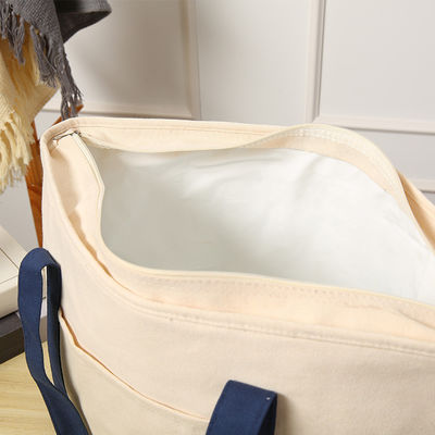 Medium Size Custom Printed Recycle Plain Organic Cotton Canvas Tote Bag Con Logo