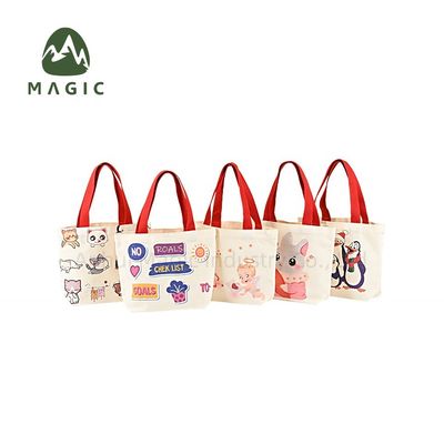 Borsa di cotone con logo personalizzato stampata