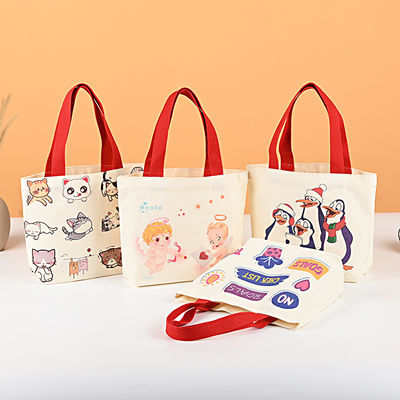 Borsa di cotone con logo personalizzato stampata