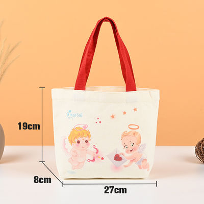 Borsa di cotone con logo personalizzato stampata