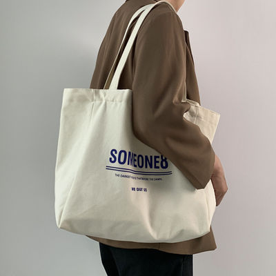 Logo personalizzato Canvas stampato Sacchetti di cotone per donne di moda OEM/ODM accettato