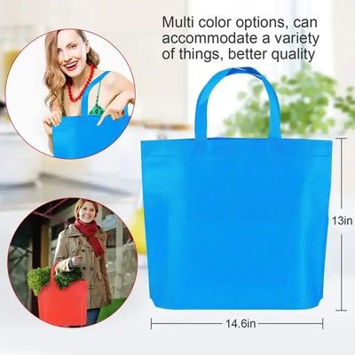 Logo personalizzato Borsa da shopping non tessuta per promozioni di carte regalo per le vacanze riutilizzabili