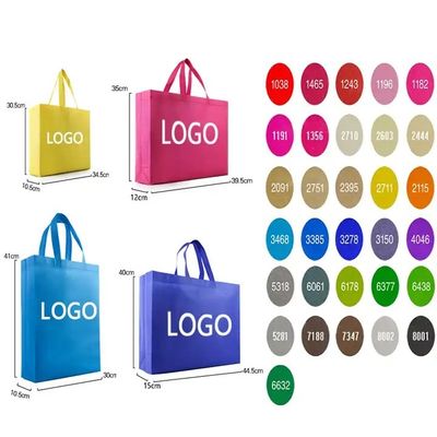Logo personalizzato Borsa da shopping non tessuta per promozioni di carte regalo per le vacanze riutilizzabili