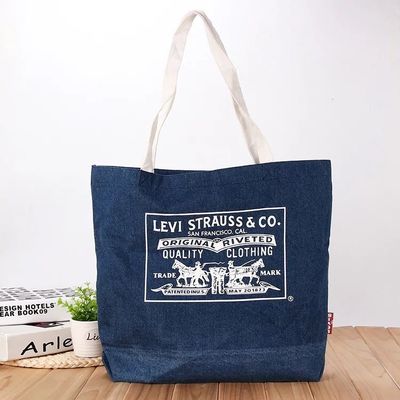 Bagni da shopping in tela da donna alla moda con logo personalizzato e colore personalizzato