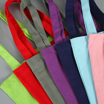 Colore personalizzato Riutilizzabile Disegnatore Stoffa tela Cotone Acquisti Borsa Tote Eco Friendly