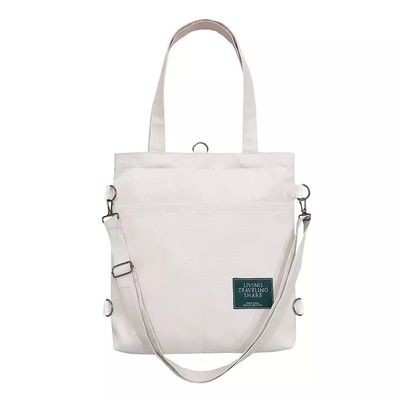 Colore personalizzato Crossbody donna alla moda Borsa da shopping pieghevole Borsa di tela resistente