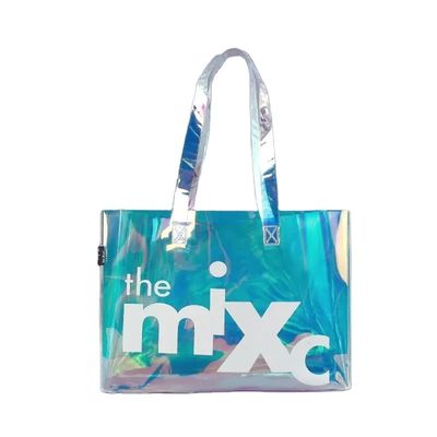 Luxury Waterproof Clear Women's Cosmetic Handbag Custom Makeup Pouch Tote Bag con logo