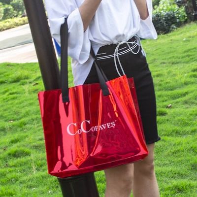 Luxury Waterproof Clear Women's Cosmetic Handbag Custom Makeup Pouch Tote Bag con logo