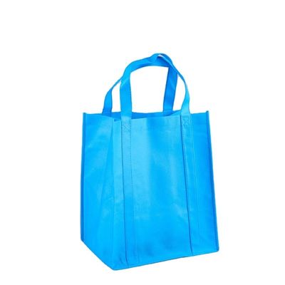 Logo personalizzato stampato sacchetto in tessuto non tessuto per la spesa alimentare e la promozione