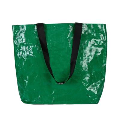 Colore personalizzato Eco-friendly PP tessuto sacchetti di shopping stratificati con logo personalizzato