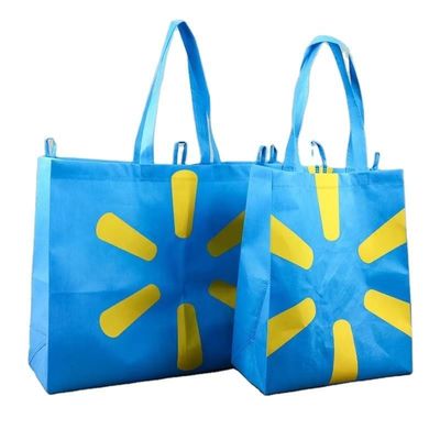 Acquisti di tessuti RPET Tote Bag con stampa personalizzata del logo e materiale ecologico