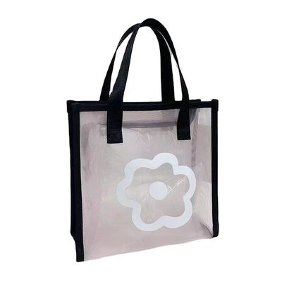 Modello di cartone animato Eco Mini Tote Bag riutilizzabile Custom Printed Polyester Nylon Mesh
